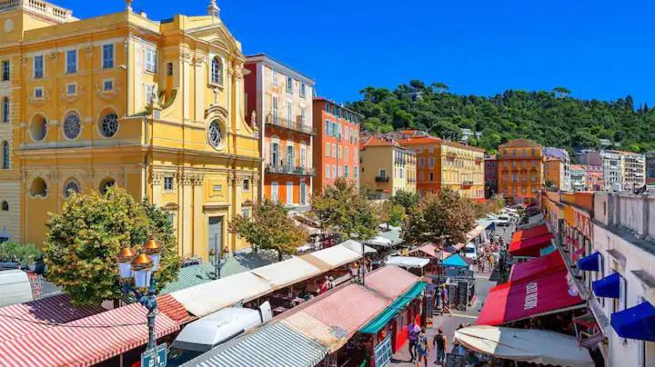 Old Town- 4 Pers, Vieux Nice, Ac, Wifi ภายนอก รูปภาพ